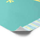 Giraffe ı Kinder room Poster (Hoek)