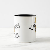 Giraffe Ik ben  Tall Tweekleurige Koffiemok (Center)