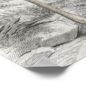 Giraffe Illustratie  Art Print (Hoek)