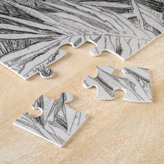 Giraffe Illustratie  Art Print Legpuzzel (Zijkant)