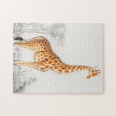Giraffe Illustratie  Art Print Legpuzzel (Horizontaal)