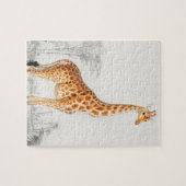 Giraffe Illustratie Art Print Legpuzzel (Horizontaal)