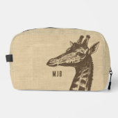  Giraffe Illustratie Toilettasje (Voorkant)