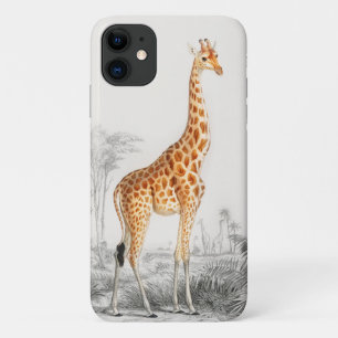 Giraffe Illustratie Vintage Kunstprint Case-Mate iPhone Case