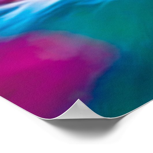 Giraffe in a Banana with orange and Kiwi Fruits Poster (Hoek)