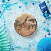 Giraffe in Afrika Papieren Kommen (Feest)
