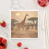 Giraffe in Afrika Servet (Insitu)