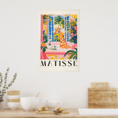 Giraffe in badkuip print Funny Matisse stijl (Keuken)