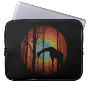 GIRAFFE IN DE BOSSEN BOSSEN LAPTOP SLEEVE