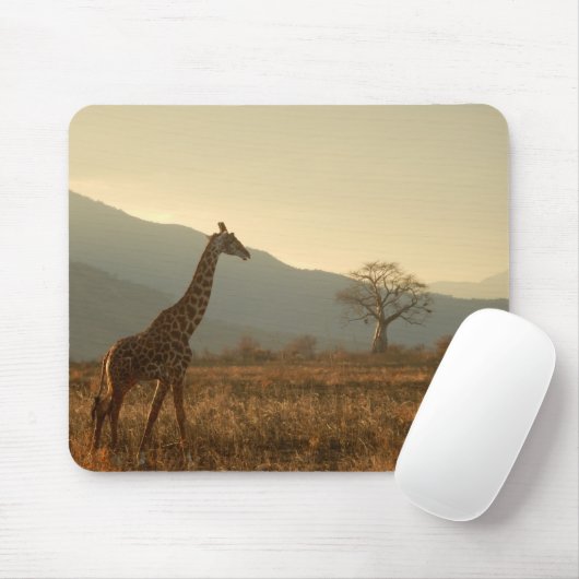 Giraffe in de Savannah Muismat (Met muis)