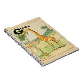 Giraffe in de woestijn notitieboek (Rechterzijde)