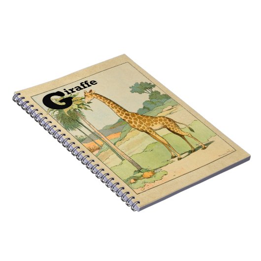 Giraffe in de woestijn notitieboek (Rechterzijde)