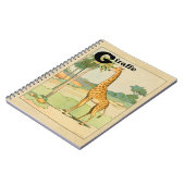 Giraffe in de woestijn notitieboek (Linkerzijde)
