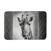 Giraffe in een Cityscape Badmat (Voorkant)