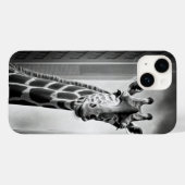 Giraffe in een Cityscape Case-Mate iPhone Case (Achterkant (horizontaal))