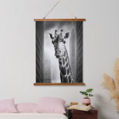 Giraffe in een Cityscape Hangend Wandkleed (Slaapkamer)