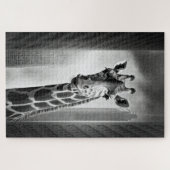 Giraffe in een Cityscape Legpuzzel (Horizontaal)