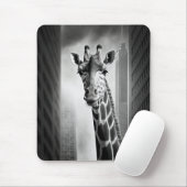 Giraffe in een Cityscape Muismat (Met muis)