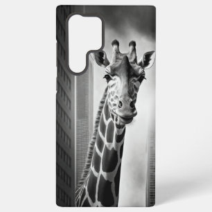 Giraffe in een Cityscape Samsung Galaxy Hoesje
