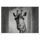 Giraffe in een Cityscape Snijplank (Voorkant)