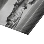 Giraffe in een Cityscape Snijplank (Hoek)