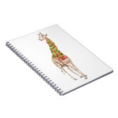 Giraffe in een Scarf Notitieboek (Rechterzijde)