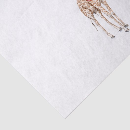 Giraffe in een Scarf Tissuepapier (Detail)