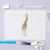 Giraffe in een Scarf Tissuepapier (Craft)