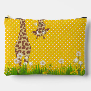 Giraffe in Grass op Polka Dots Etui