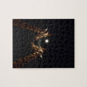 Giraffe_In het moonlicht. Legpuzzel (Horizontaal)