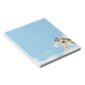 Giraffe in het  Notitieblok Clouds (Schuin)