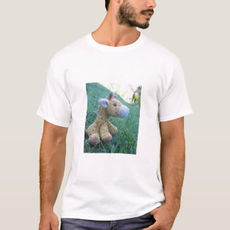 Giraffe in het wild t-shirt