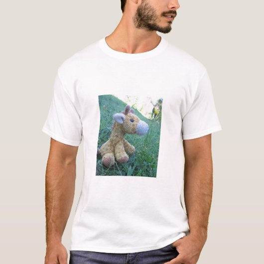 Giraffe in het wild t-shirt (Voorkant)