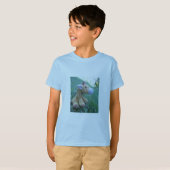 Giraffe in het wilde - Kinder T-shirt (Voorkant volledig)