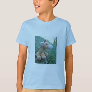Giraffe in het wilde - Kinder T-shirt