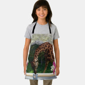 Giraffe in Mijn Venster, Kinder volledig Schort va (Insitu)