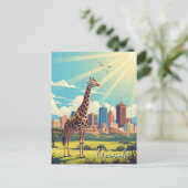 Giraffe in Nairobi, Kenia Briefkaart (Staand voorkant)
