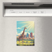 Giraffe in Nairobi, Kenia Magneet (Insitu (Vaatwasser))