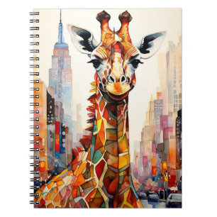 Giraffe in New York Notitieboek Journaal
