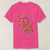 Giraffe in ruimte Giraffe Lover T-shirt (Design voorkant)