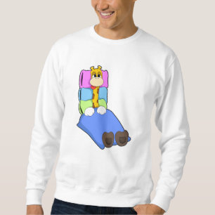 Giraffe in slaapstand met knuppel en Pillow Trui