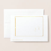 Giraffe in sneeuwkerstKaart Folie Kaarten (Met envelop)