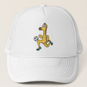 Giraffe in Soccer Sports Trucker Pet (Voorkant)