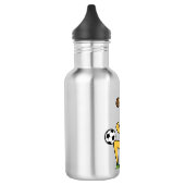 Giraffe in Soccer Sports Waterfles (Links)