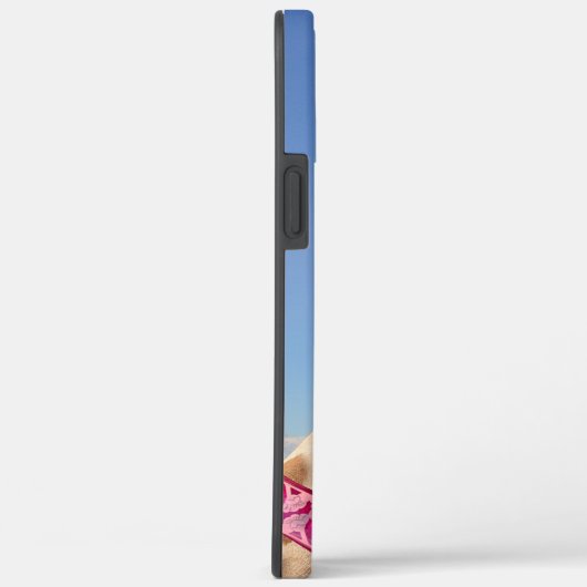 Giraffe in sparkly roze pet Case-Mate iPhone case (Achterkant / Rechts)