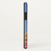 Giraffe in sparkly roze pet Case-Mate iPhone case (Achterkant / rechts)