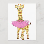 Giraffe in Tutu Briefkaart (Voorkant)