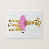 Giraffe in Tutu Legpuzzel (Horizontaal)