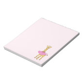 Giraffe in Tutu Notitieblok (Linkerzijde)