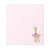 Giraffe in Tutu Notitieblok (Voorkant)